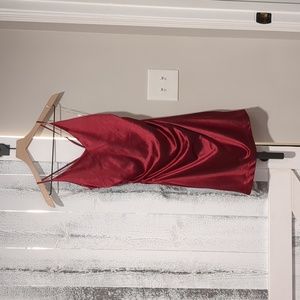 red homecoming dress